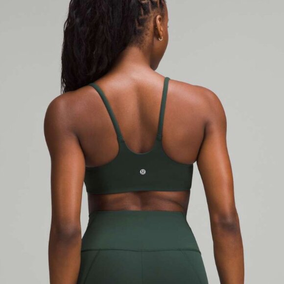 *NWT* Lululemon Wunder Train Strappy Racer Bra C/D Cup - Legacy Green - Picture 2 of 4